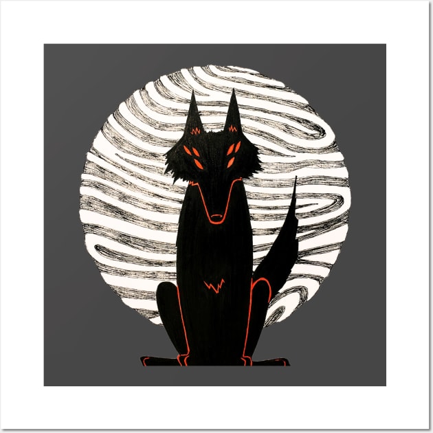 Dread Wolf Wall Art by bridgetrolljess